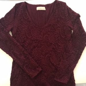 Abercrombie & Fitch Women’s Lace Shirt M